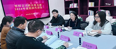 金山资本管理集团领导参加磐厚资本联合党支部2024年度组织生活会